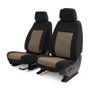 Covercraft 19-24 Dodge Ram Endura PrecisionFit Custom Front Row Seat Covers - Tan/Black