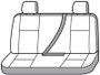 Covercraft 07-13 Chevrolet Silverado Polycotton SeatSaver Custom Second Row Seat Covers - Grey