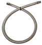 Kleinn 28In Stainless Steel Braided Leader Hose Extension - 1/4In F NPT Inlet/ 1/4In M NPT Outlet