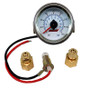 Kleinn Panel Mount/ Illuminated/ 160 PSI/ Dual Needle Air Pressure Gauge