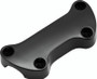 Bikers Choice 74-Up Black Plain Handlebar Clamp With 1in. Bars
