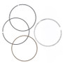 Athena 16-17 Honda CRF R 250 76.8mm Bore Piston Ring Set (For Athena Piston)
