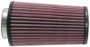 K&N Filter Universal Rubber Filter 2.75in Flange 4.75in Base 4in Top 8in Height