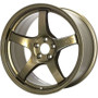 Gram Lights 57CR 18x8.5 +37 5x108 Almite Gold Wheel