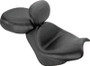 Mustang 02-08 Honda VTX1800 Retro, S, T Wide Touring 2PC Seat w/ Driver Backrest - Black