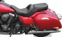 Mustang 82-03 Harley Sportster Wide Touring Solo Seat w/Driver Backrest Studs - Black