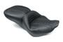 Mustang 97-07 Harley Rd King,06-07 Str Glide,00-05 Eagle Touring 1PC Seat Deluxe - Black