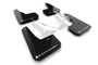 Rally Armor 23-25 Acura Integra A-Spec Black UR Mud Flap W/White Logo (No Drilling Req.)