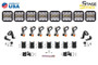 Diode Dynamics SS5 Pro Universal CrossLink 8-Pod Lightbar - White Combo