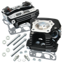 S&S Cycle 99-05 BT Super Stock 89cc Cylinder Head Kit - Black Wrinkle