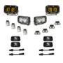 Baja Designs 21+ Ford Raptor/22+ Bronco S2 SAE Pro Fog Pocket Light Kit Clear/Amber