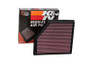 K&N 20-24 Cadillac CT4/CT5 2.0L L4 Replacement Panel Air Filter