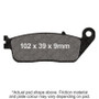 EBC 11-14 Honda CBR 250 R Model Front Left/Right Sintered HH/R Brake Pads