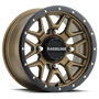 Raceline A94BZ Krank 14x7in / 4x137 BP / 38mm Offset / 110.18mm Bore - Bronze & Black Lip Wheel