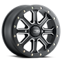 ITP Inertia Beadlock 15x7 / 4x137 BP / 30mm Offset Matte Black w/ Machined Accents Wheel