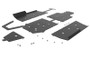 Seizmik 20-21 Polaris RZR 1000/XP UHMW Skid Plate w/Rock Slider Kit - Black
