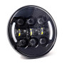 Letric Lighting 5.75in Integrated W/Switchbacks Turn Signal Black