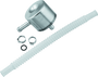 Twin Power 02-07 FLH FLT 01-07 FXST FLST EFI Fuel Filter Kit Replaces H-D 61001-01