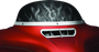 Kuryakyn Smooth Windshield Trim 14-Up Touring Chrome