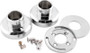 Bikers Choice Polished Stainless Steel Hidden External Fork Stop Kit Custom