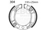 EBC 1982 Honda MB5 Rear Left FA-SFA-TT-X Brake Pads