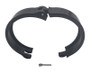 Granatelli 3.0in Dual Seal Clamshell Clamp - Aluminum Black