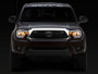 Raxiom 12-15 Toyota Tacoma Axial Series Headlights w/ LED Bar- Black Housing (Clear Lens)