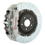 Brembo 20+ Corvette C8/C8 Z51 Front GT BBK 6 Piston Cast 380x34 2pc Rotor Slotted Type-3-Silver