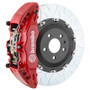 Brembo 08-10 Challenger w/V8 (Excl AWD/SRT-8) Fr GT BBK 6Pis Cast 380x34 2pc Rtr Slot Type3-Red