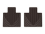 WeatherTech 2016+ Nissan Titan XD Rear Rubber Mats - Cocoa
