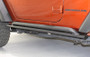 Fishbone Offroad 07-18 Jeep Wrangler JK 2 Door Rubicon Steel Rock Slider - Black Textured Powdercoat