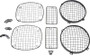 Kentrol 97-06 Jeep Wrangler TJ Wire Mesh Guard Set 6 Pieces - Powdercoat Black