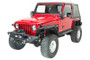 Fishbone Offroad 87-06 Jeep TJ/YJ Wrangler TJ/YJ Steel Front Bumper W/LEDs - Blk Textured Pawdercoat