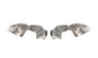 Fishbone Offroad 2018+ Jeep Wrangler JL Front Pair Aluminum Raw Inner Fenders