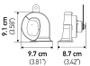 Hella Horn Kit Bx Chrome Trumpet 12V Univ