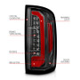 ANZO 15-21 Chevrolet Colorado Full LED Tail Lights w/ Red Lightbar Black Housing Clear Lens