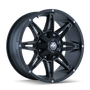 Mayhem 8090 Rampage 18x9 / 5x150 BP / 18mm Offset / 110mm Hub Matte Black Wheel