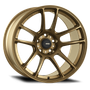 Konig Heliogram 18X10.5 5X114.3 ET18 Matte Bronze Knurled Bead Flow Formed
