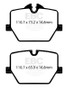 EBC 2019+ Toyota GR Supra (w/13.6in Rear Rotor) Redstuff Rear Brake Pads