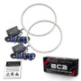 Oracle Jeep Wrangler TJ 97-06 LED Waterproof Halo Kit - ColorSHIFT w/ BC1 Controller