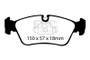 EBC 99-02 BMW Z3 Bluestuff Front Brake Pads