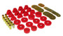 Prothane 67-72 Chevy K10 Blazer Body Mount Kit - Red