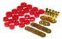 Prothane 65-70 GM Various 2dr Hardtop Body Mount - Red