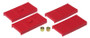 Prothane 67-69 GM F-Body Upper/Lower Spring Pad (Mono) - Red