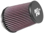 K&N Universal Rubber Filter 3in Flg 4-1/2inch OD B / 2-1/4inch H - Black Top