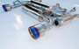 Invidia 03-08 Infiniti G35 Coupe Gemini Rolled Titanium Tip Cat-back Exhaust