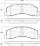StopTech Performance 10-14 Ford F-150 Front Brake Pads