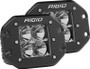 Rigid Industries Dually - Flush Mount - Flood - Set of 2