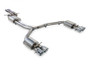 AWE Tuning Audi C7.5 A6 3.0T Touring Edition Exhaust - Quad Outlet Chrome Silver Tips