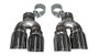 Corsa 16-19 Cadillac ATS 3.6T 4in Inlet / 4in Outlet Twin Polished Tip Kit (For Corsa Exhaust Only)